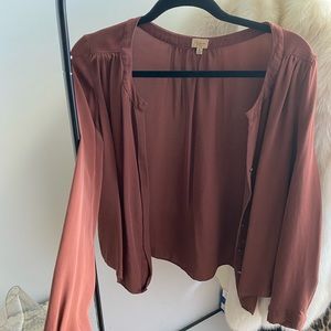 Babaton 100% silk blouse